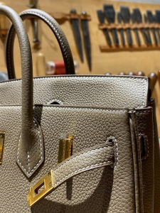 Dubai Country HM BK 25cm togo leather 18 etoupe color