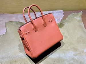 HM BK 25cm Togo 93 Orange Color 爱马仕橘/银扣