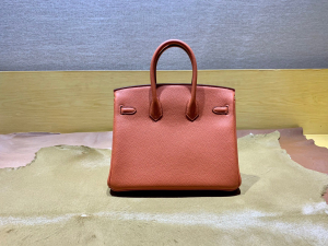 HM BK 25cm Togo 93 Orange Color 爱马仕橘/银扣