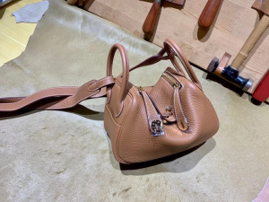 HM mini ld TC leather CK37 gold 金棕/金扣