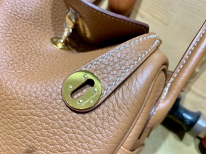 HM mini ld TC leather CK37 gold 金棕/金扣