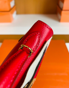 miniKL2代19cm red color 国旗红 Epsom皮 金扣 Y刻