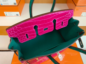 HM BK 25cm HSS Nile Crocodile leather - Color 6Q & J5