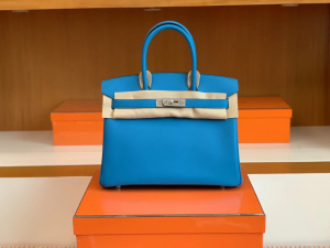 HM BK 25cm - Bleu Frida Swift-HaiLaBags HM BK 25cm - Bleu Frida Swift