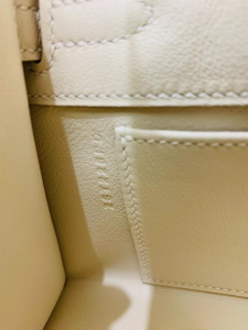 现货 mini kl pochette 22 一代 ck10奶昔白 craie swift 金扣 stamp Z