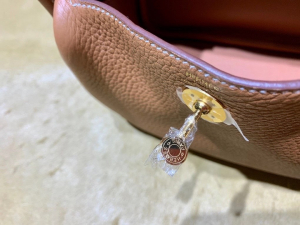 HM mini ld TC leather CK37 gold 金棕/金扣