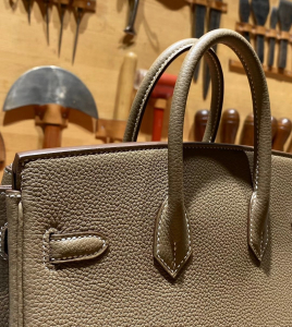 Dubai Country HM BK 25cm togo leather 18 etoupe color