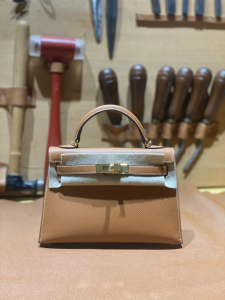 HM mini kl 二 代 金棕金扣 / EPSOM 一级手缝定制 / 37 Gold