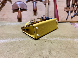 HM mini kl 二代 epsom 9D Jaune ambre 琥珀黄/金扣