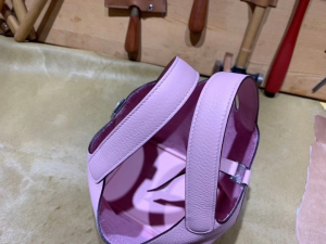 HM picotin 18cm - TC leather - 3Q Rose Sakura 樱花粉 / 银扣