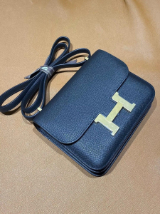 HM constance康康18 黑色金扣/EPSOM 一级手缝定制