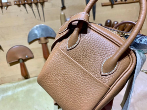 HM mini ld TC leather CK37 gold 金棕/金扣