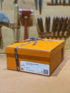 HM mini kl 二 代 金棕金扣 / EPSOM 一级手缝定制 / 37 Gold