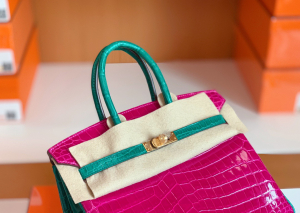 HM BK 25cm HSS Nile Crocodile leather - Color 6Q & J5-HaiLaBags HM BK 25cm HSS Nile Crocodile leather - Color 6Q & J5