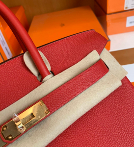 雪梨同款 Herrmes BK 30cm Q5 国旗红 rouge casaque togo皮