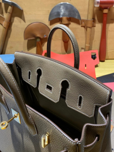 Dubai Country HM BK 25cm togo leather 18 etoupe color