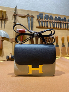 HM constance康康18 黑色金扣/EPSOM 一级手缝定制