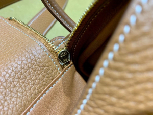 HM mini ld TC leather CK37 gold 金棕/金扣