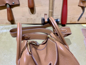 HM mini ld TC leather CK37 gold 金棕/金扣