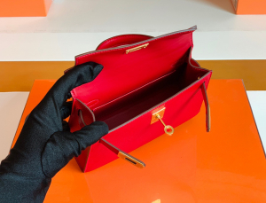 miniKL2代19cm red color 国旗红 Epsom皮 金扣 Y刻