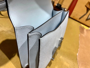 HM Constance Mini - Epsom Leather - 08 Blue Pale 圣杯蓝/银扣