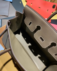 Dubai Country HM BK 25cm togo leather 18 etoupe color