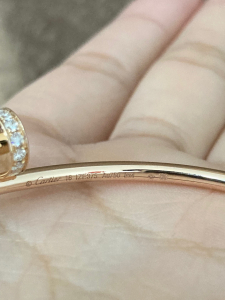 JUSTE UN CLOU BRACELETS gold with diamonds