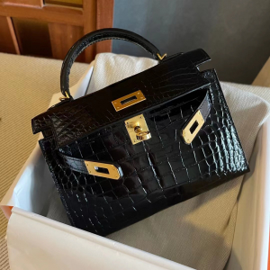 SAUDI ARABIA HM KL mini II CC89 Noir alligator crocodile 黑色美洲鳄鱼