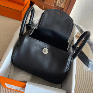 爱马仕Z刻是哪一年 HM Mini LD Touch 雾面美洲鳄鱼 89 Noir 黑色 银扣