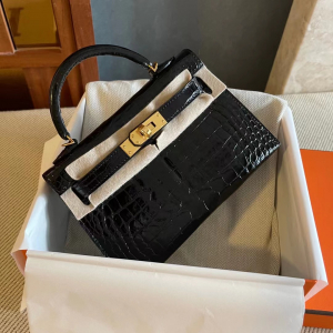 SAUDI ARABIA HM KL mini II CC89 Noir alligator crocodile 黑色美洲鳄鱼