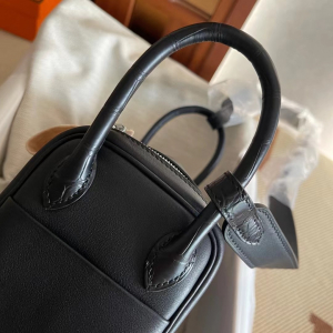 爱马仕Z刻是哪一年 HM Mini LD Touch 雾面美洲鳄鱼 89 Noir 黑色 银扣