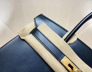 BK 30 金 box leather  黑色 顶级纯手工black color