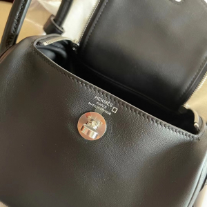 爱马仕Z刻是哪一年 HM Mini LD Touch 雾面美洲鳄鱼 89 Noir 黑色 银扣