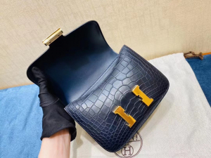 Constance 19 金 鳄鱼🐊美洲 深宝蓝