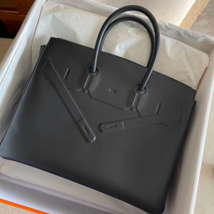HM BK Shadow 25 幻影 89 Noir 黑色 Swift leather 全手工蜜蜡线缝制银扣