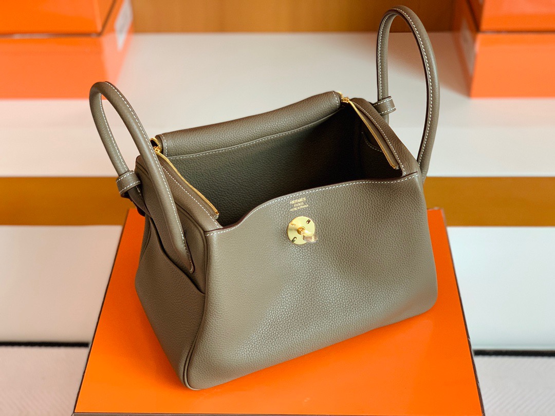 爱马仕ld包专柜价格 HM LD 26cm CK18大象灰 Etoupe