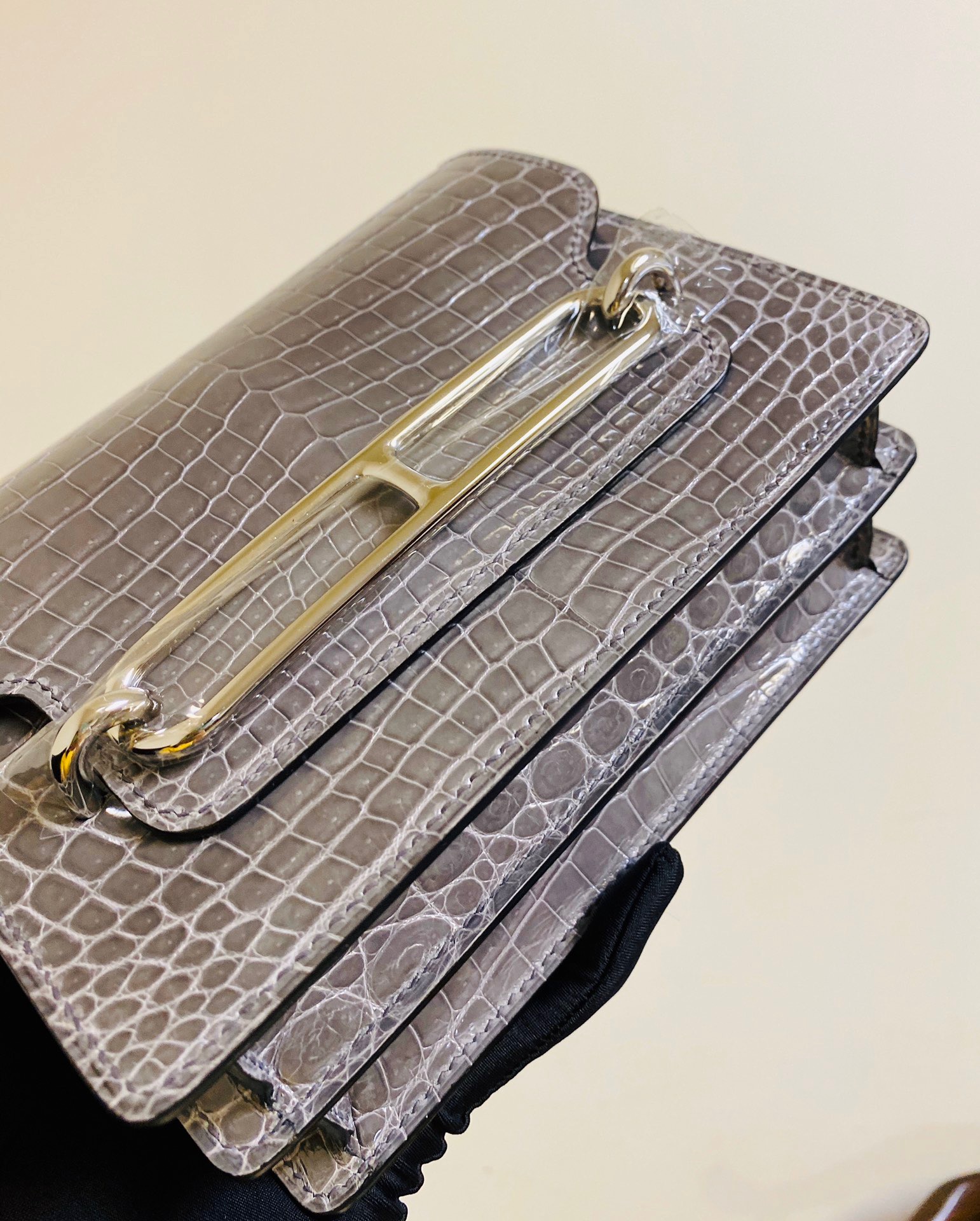 Saudi Arabia HM RL mini Crocodile leather