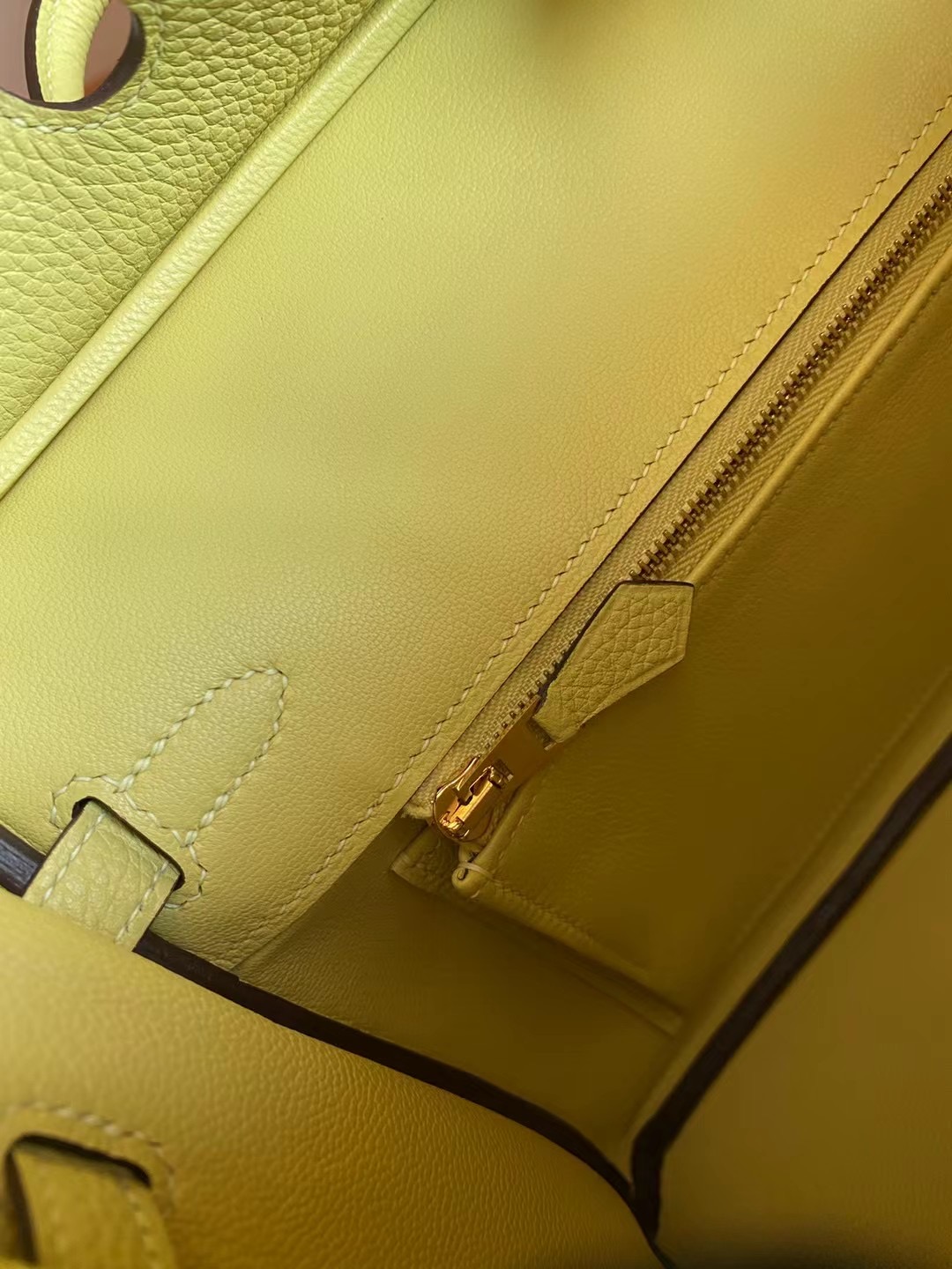 Qatar Doha HM BK 25cm Togo 1Z jaune poussin 小鸡黄 金扣