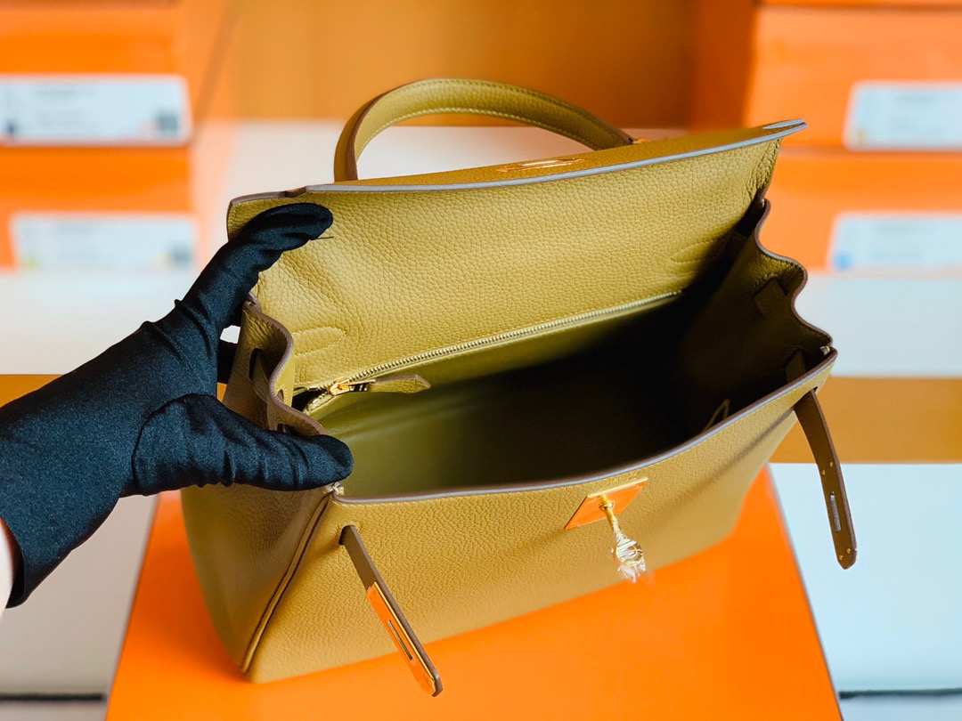 California USA HM KL 28cm Handbag Togo U8 Bronze 金铜色