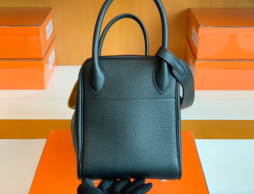 HM LD 30 taurillon Clemence bag 黑色noir CK89 金扣金属