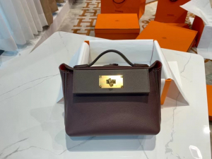 Kuwait 2022 hm mini24-24 evercolor拼swift皮 57 Bordeauc波尔多酒红/金扣-HaiLaBags Kuwait 2022 hm mini24-24 evercolor拼swift皮 57 Bordeauc波尔多酒红/金扣
