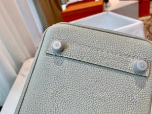VIP一级品 BK25cm togo 皮 80 Gray Perle珍珠灰/金扣 手工缝制 臻品鉴赏