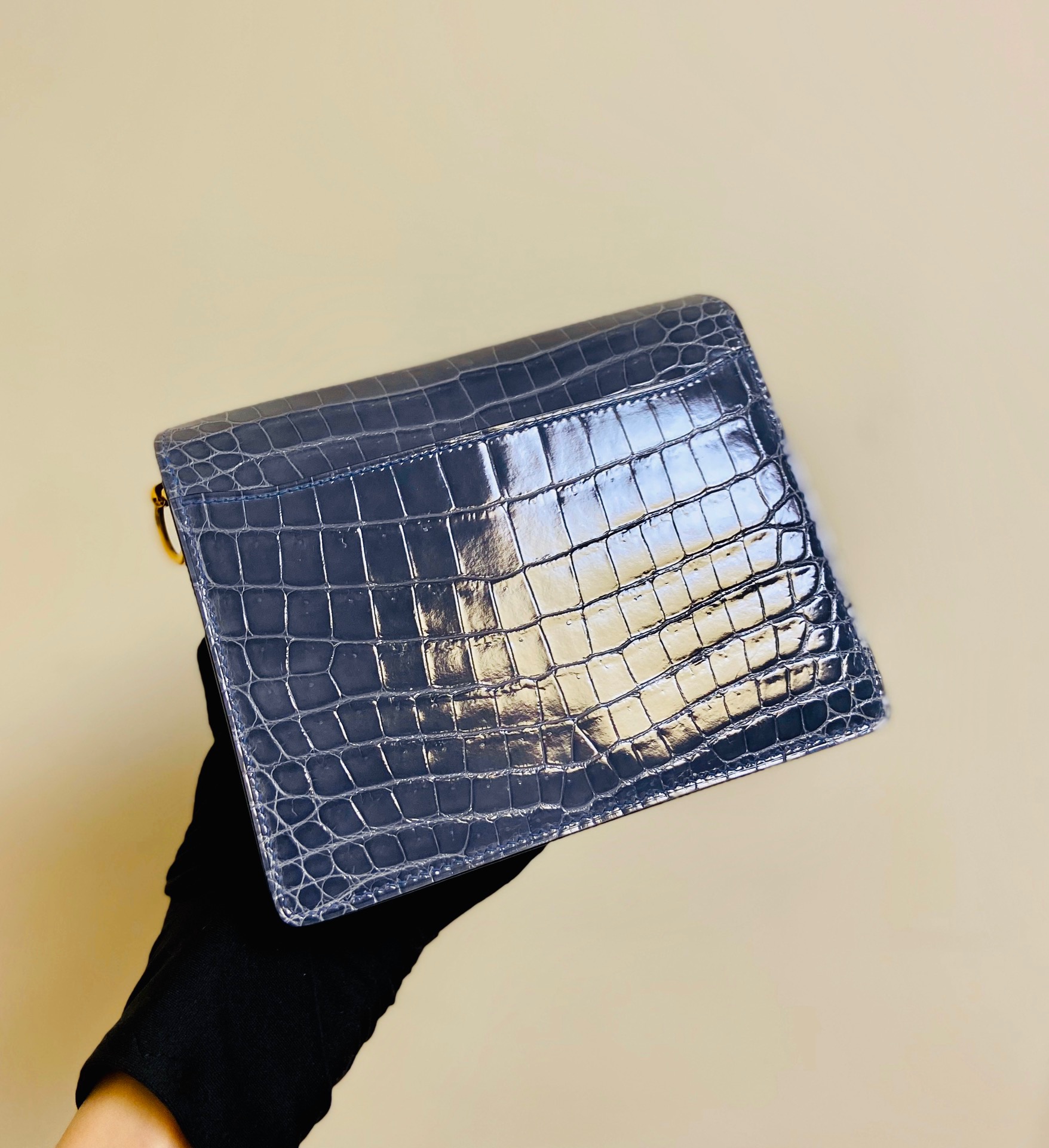 United Arab Emirates HM RL mini Crocodile leather-HaiLaBags United Arab Emirates HM RL mini Crocodile leather
