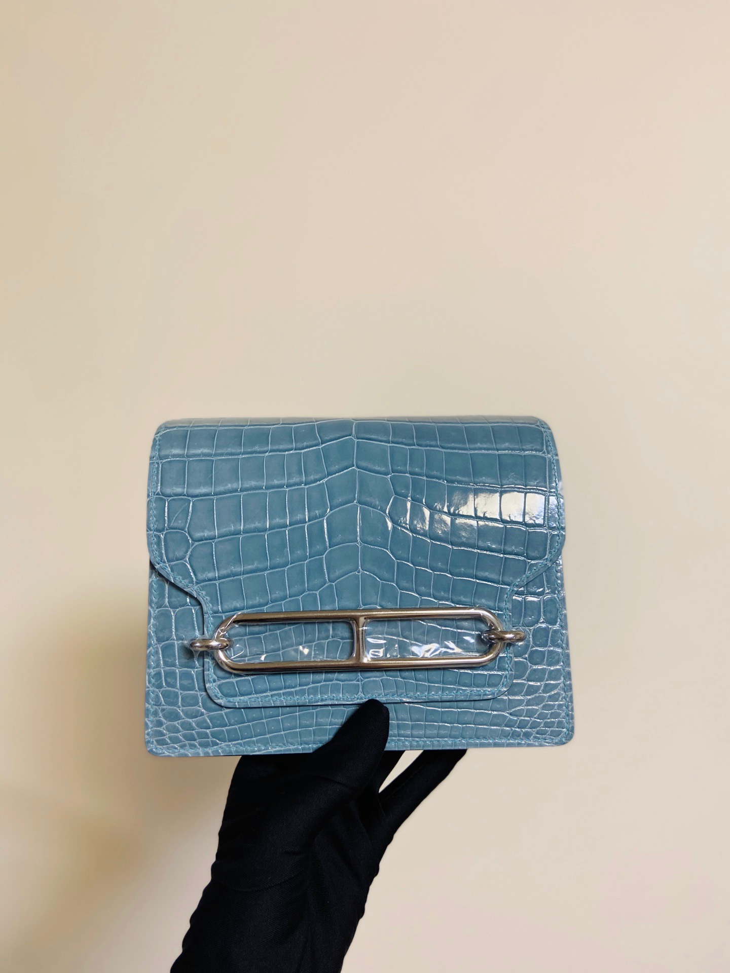United Arab Emirates HM RL mini Crocodile leather-HaiLaBags United Arab Emirates HM RL mini Crocodile leather