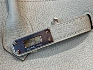 VIP一级品 BK25cm togo 皮 80 Gray Perle珍珠灰/金扣 手工缝制 臻品鉴赏
