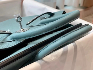 Expo Dubai 2020 HM VIP一级品 BK25cm togo 皮 7G bleu ciel 天青色/银扣