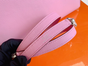 Hong Kong Bags HM kl 仙女包KL 28cm X9锦葵紫 MauvsSyleestre，新粉色，Epsom皮 银扣！
