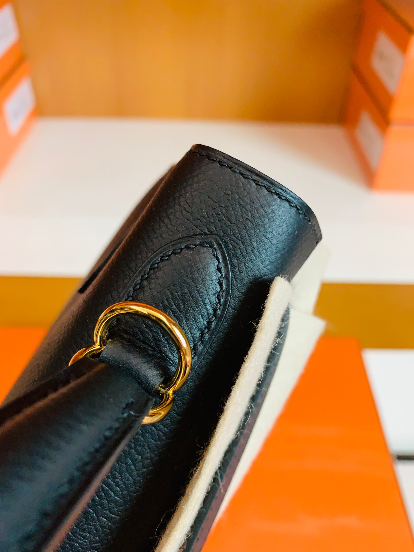 Dubai Shop HM KL 25cm Epsom 89 Noir Black Color GHW