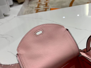 Saudi Arabia Riyadh HM LD mini Swift calfskin 3Q Rose Sakura 蜥蜴扣