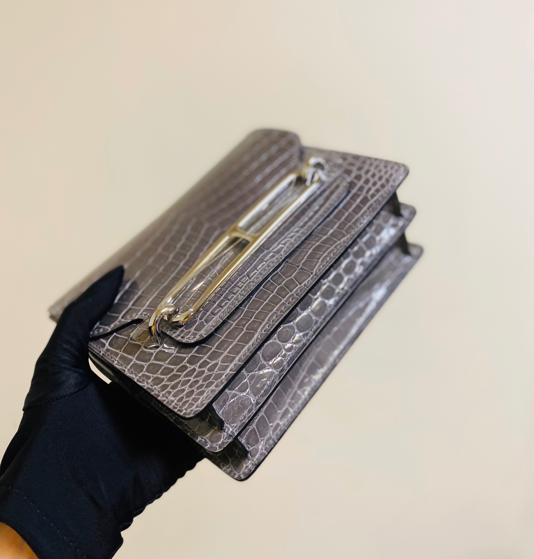 Saudi Arabia HM RL mini Crocodile leather